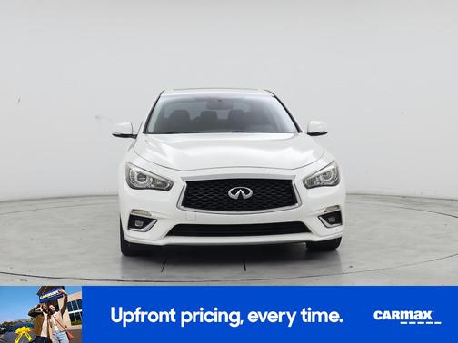 White 2018 INFINITI Q50 Luxe