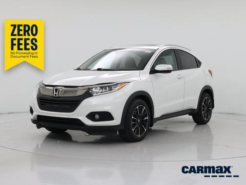 White 2019 Honda HR-V EX-L