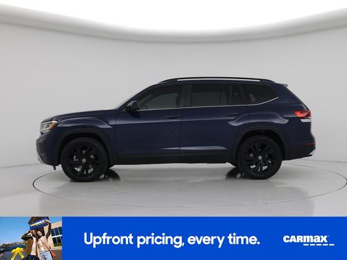 Blue 2022 Volkswagen Atlas SE w/Tech