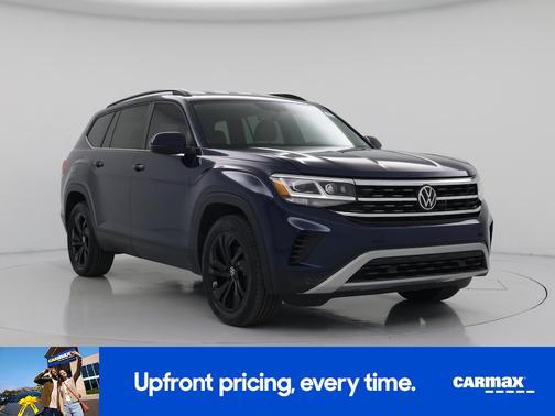 Blue 2022 Volkswagen Atlas SE w/Tech