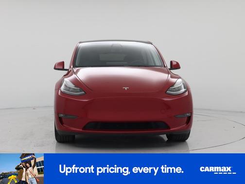 Red 2022 Tesla Model Y Long Range