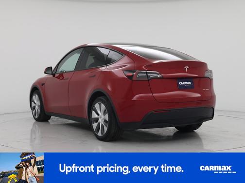 Red 2022 Tesla Model Y Long Range