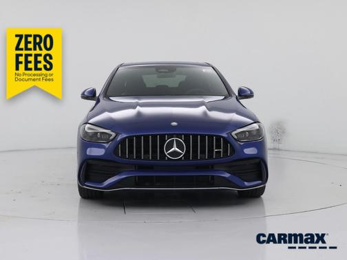 Blue 2024 Mercedes-Benz AMG C 43
