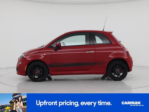 Red 2015 FIAT 500 Sport