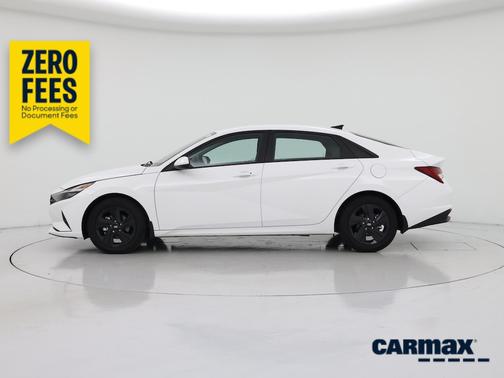 White 2023 Hyundai ELANTRA HEV Blue