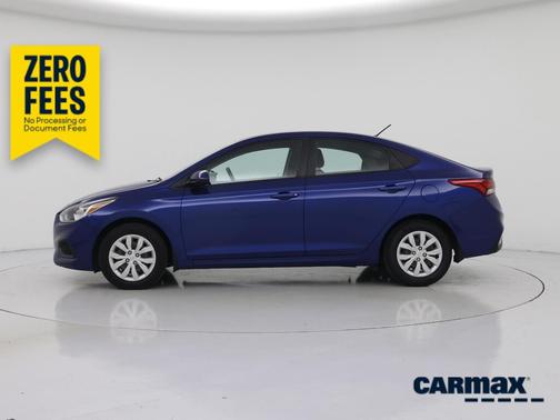 Blue 2021 Hyundai Accent SE