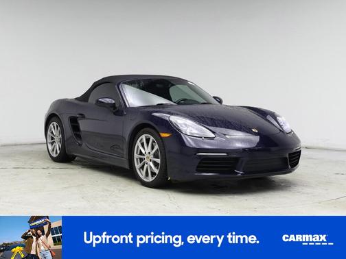 Blue 2018 Porsche 718 Boxster