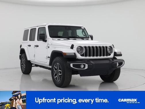 White 2025 Jeep Wrangler Sahara