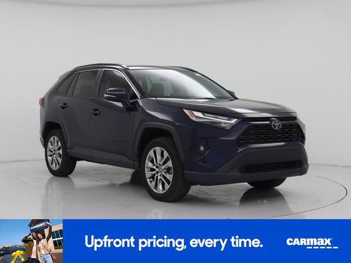 Blue 2022 Toyota RAV4 XLE Premium