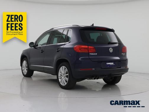 Blue 2015 Volkswagen Tiguan SEL