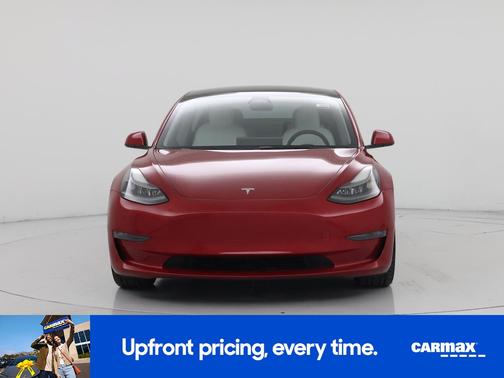 Red 2022 Tesla Model 3 Long Range