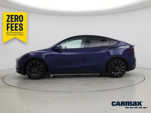 Blue 2023 Tesla Model Y Performance