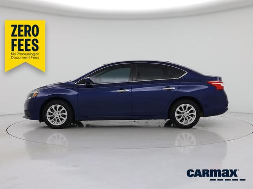 Blue 2019 Nissan Sentra SV