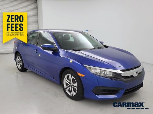 Blue 2016 Honda Civic LX