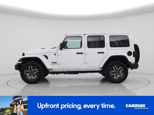 White 2025 Jeep Wrangler Sahara