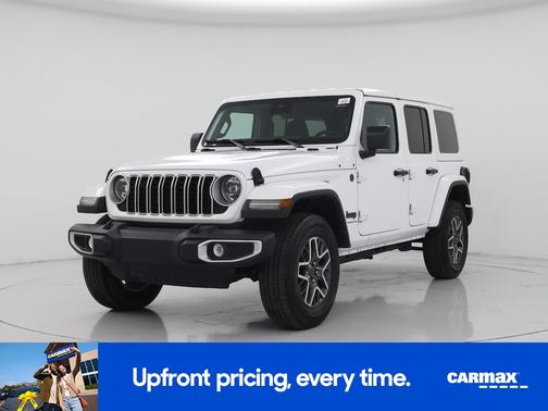 White 2025 Jeep Wrangler Sahara