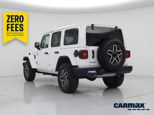 White 2025 Jeep Wrangler Sahara