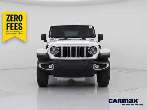 White 2025 Jeep Wrangler Sahara