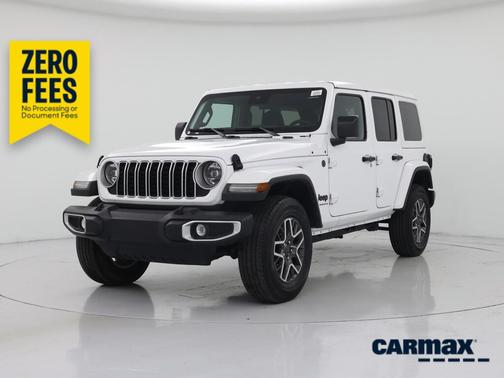 White 2025 Jeep Wrangler Sahara
