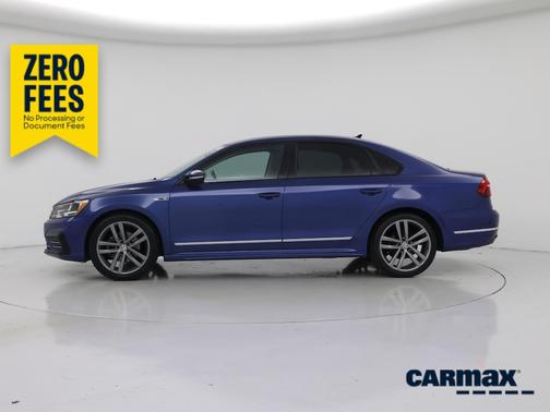 Blue 2017 Volkswagen Passat R-Line