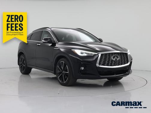 Black 2022 INFINITI QX55 Luxe