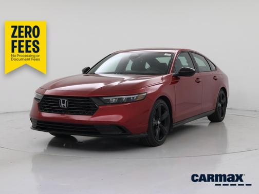 Red 2024 Honda Accord Hybrid Sport-L