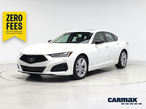 White 2023 Acura TLX Technology