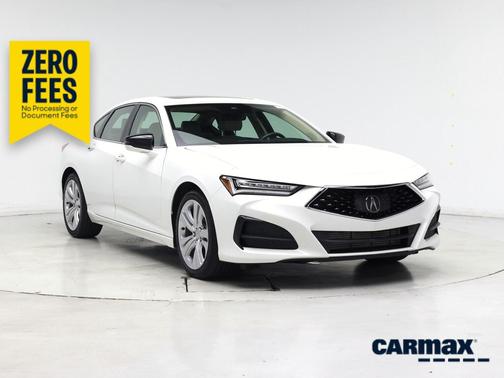 White 2023 Acura TLX Technology