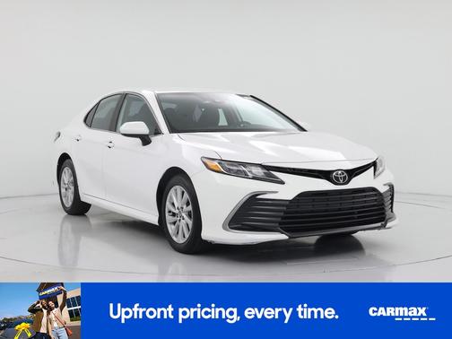 White 2021 Toyota Camry LE