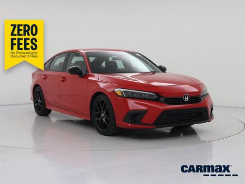 Red 2022 Honda Civic Sport