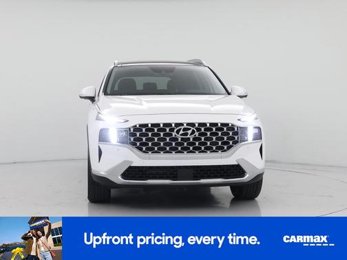 White 2022 Hyundai SANTA FE HEV Limited