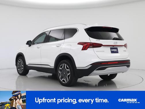 White 2022 Hyundai SANTA FE HEV Limited