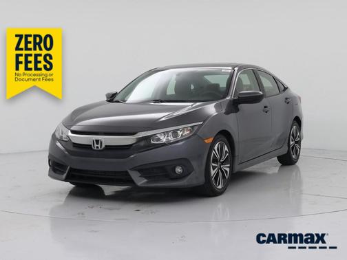 Gray 2018 Honda Civic EX-T