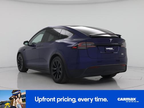 Blue 2022 Tesla Model X Plaid