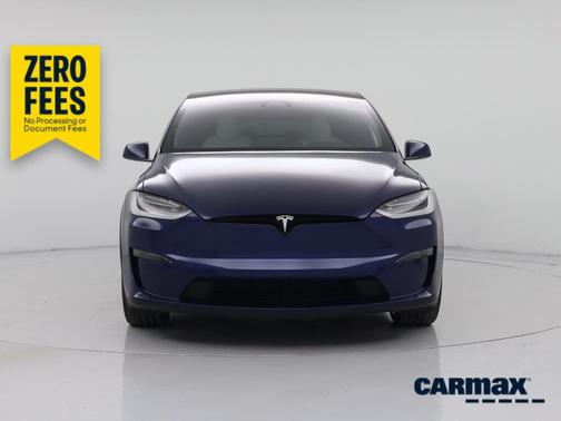 Blue 2022 Tesla Model X Plaid