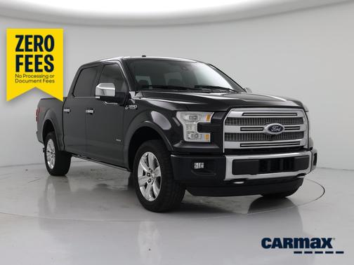 Black 2015 Ford F-150 Platinum