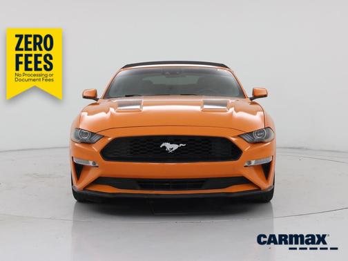 Orange 2020 Ford Mustang Ecoboost Premium
