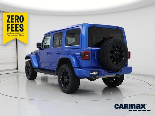 Blue 2022 Jeep Wrangler Unlimited Sahara High Altitude