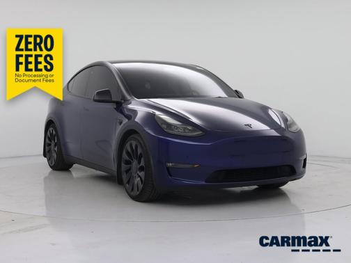Blue 2023 Tesla Model Y Performance