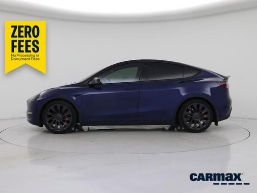 Blue 2023 Tesla Model Y Performance