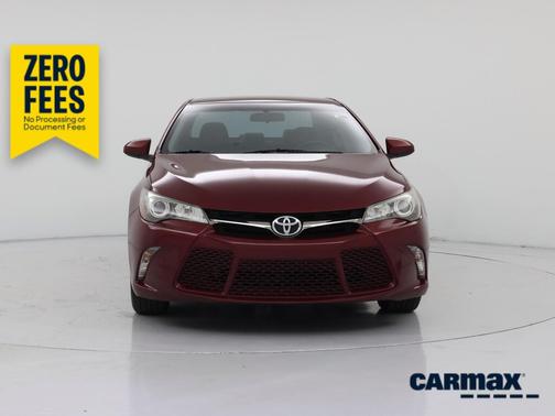 Burgundy 2017 Toyota Camry SE