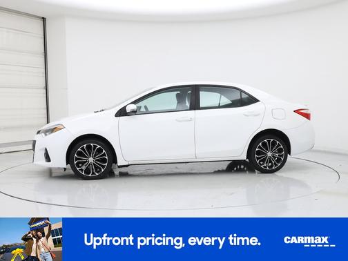 White 2016 Toyota Corolla S