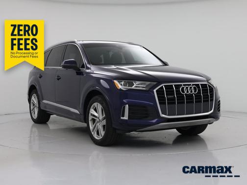 Blue 2021 Audi Q7 Premium