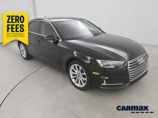 Black 2019 Audi A4 Premium