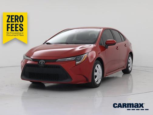 Red 2020 Toyota Corolla LE
