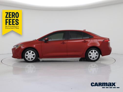 Red 2020 Toyota Corolla LE