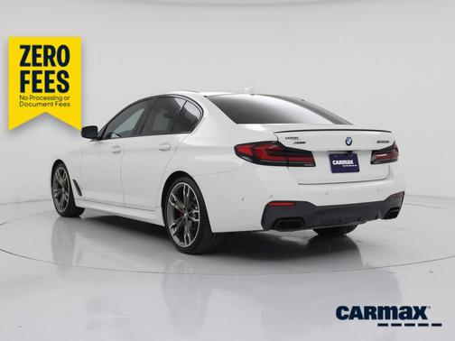 White 2021 BMW M550 I xDrive