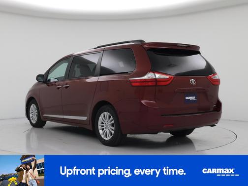 Red 2017 Toyota Sienna XLE