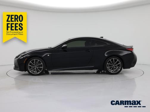 Black 2022 Lexus RC 350 F-Sport