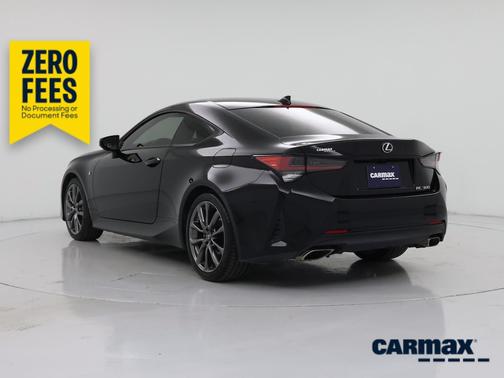 Black 2022 Lexus RC 350 F-Sport